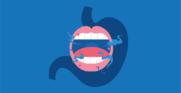 علل بوی بد دهان ناشی از دستگاه گوارش